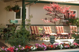Outdoors at Assisted Living Facility