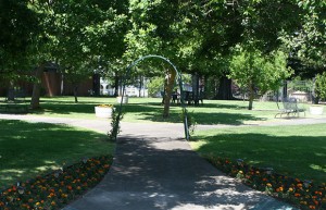 Lawn and Garden at Senior Living Community