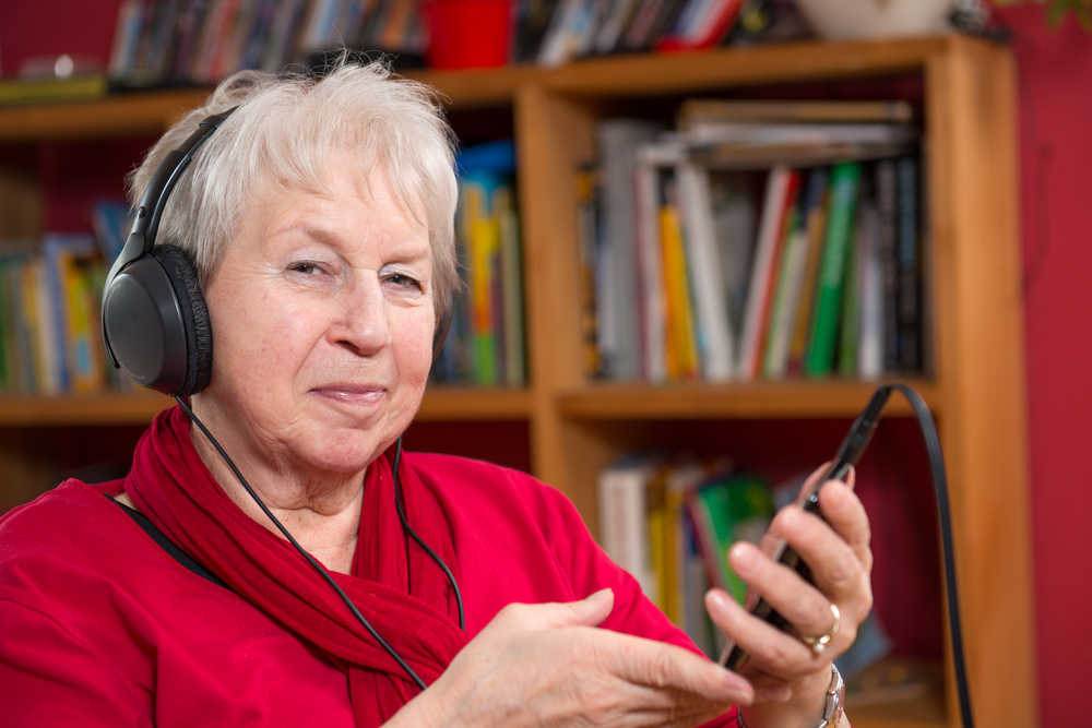 Woman Listening to Music 